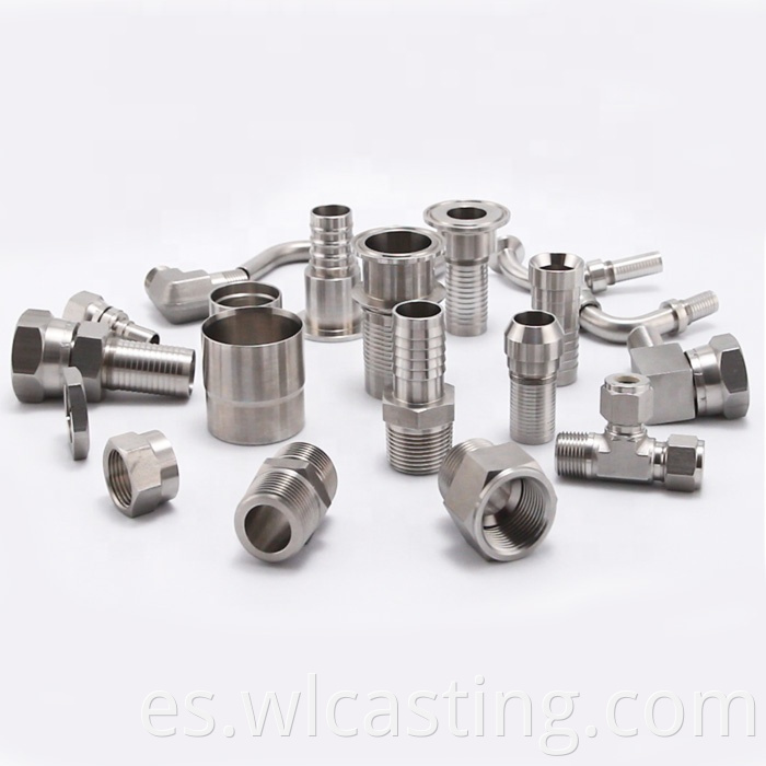 stainless steel casting investment thread union flange nipple